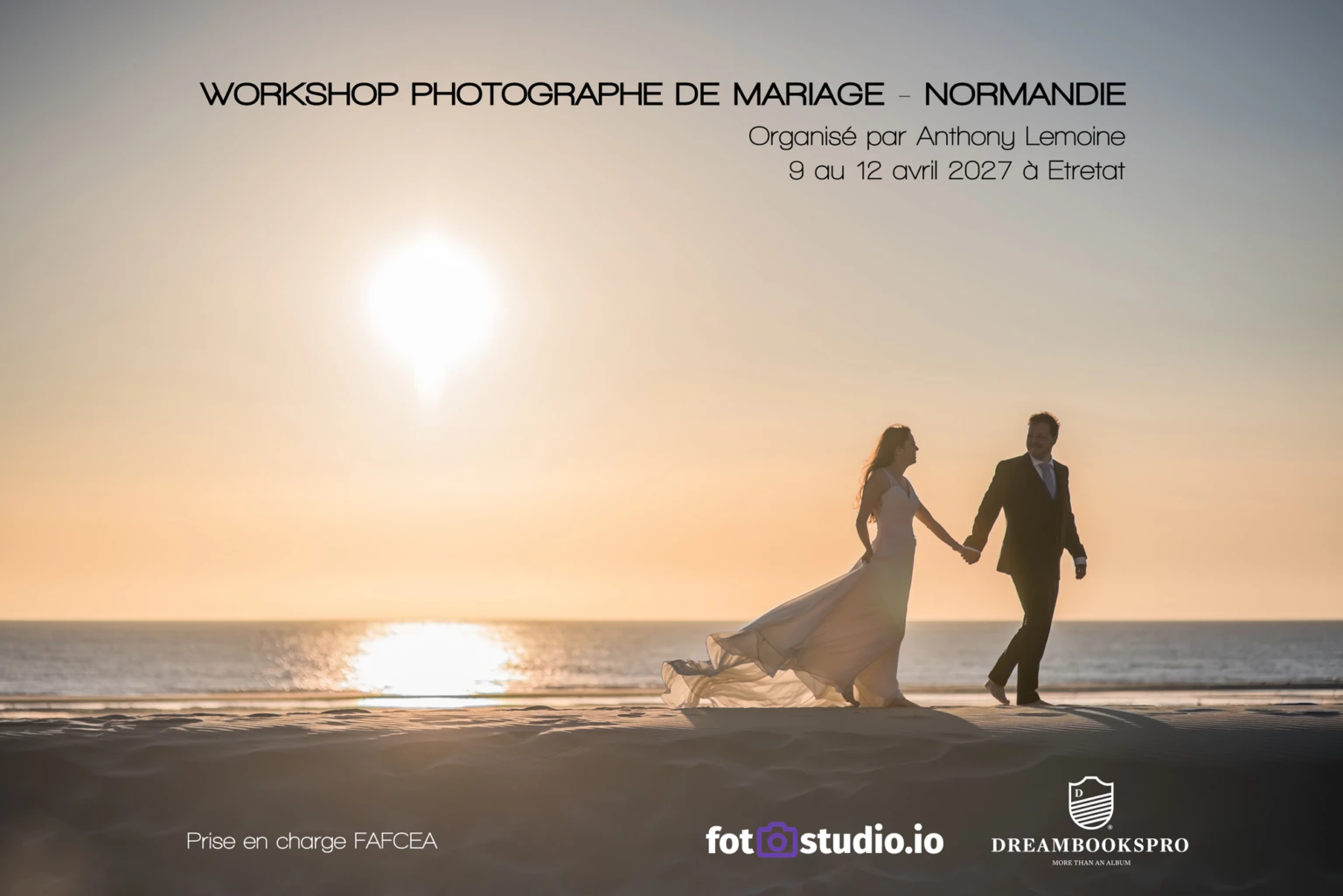Workshop photographe de mariage — Étretat